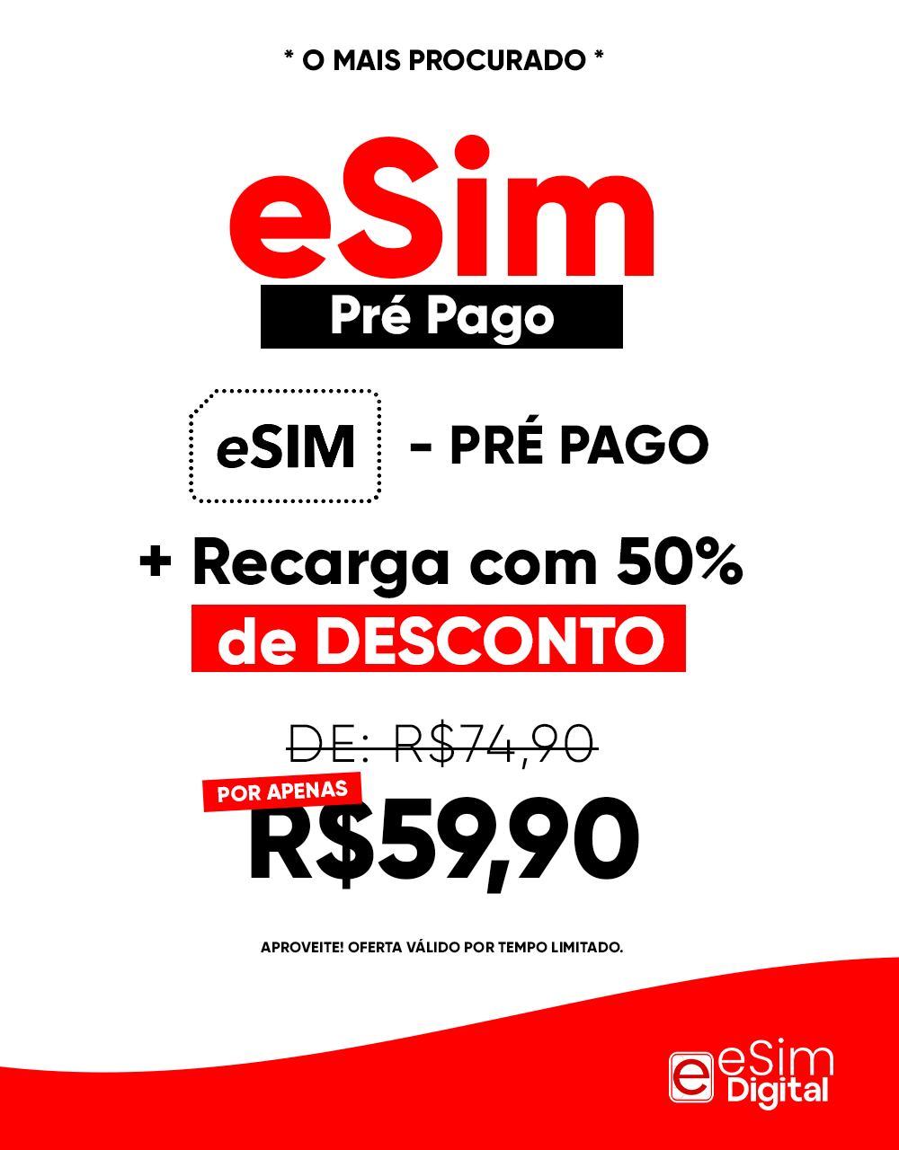 eSIM - Chip Virtual - Claro