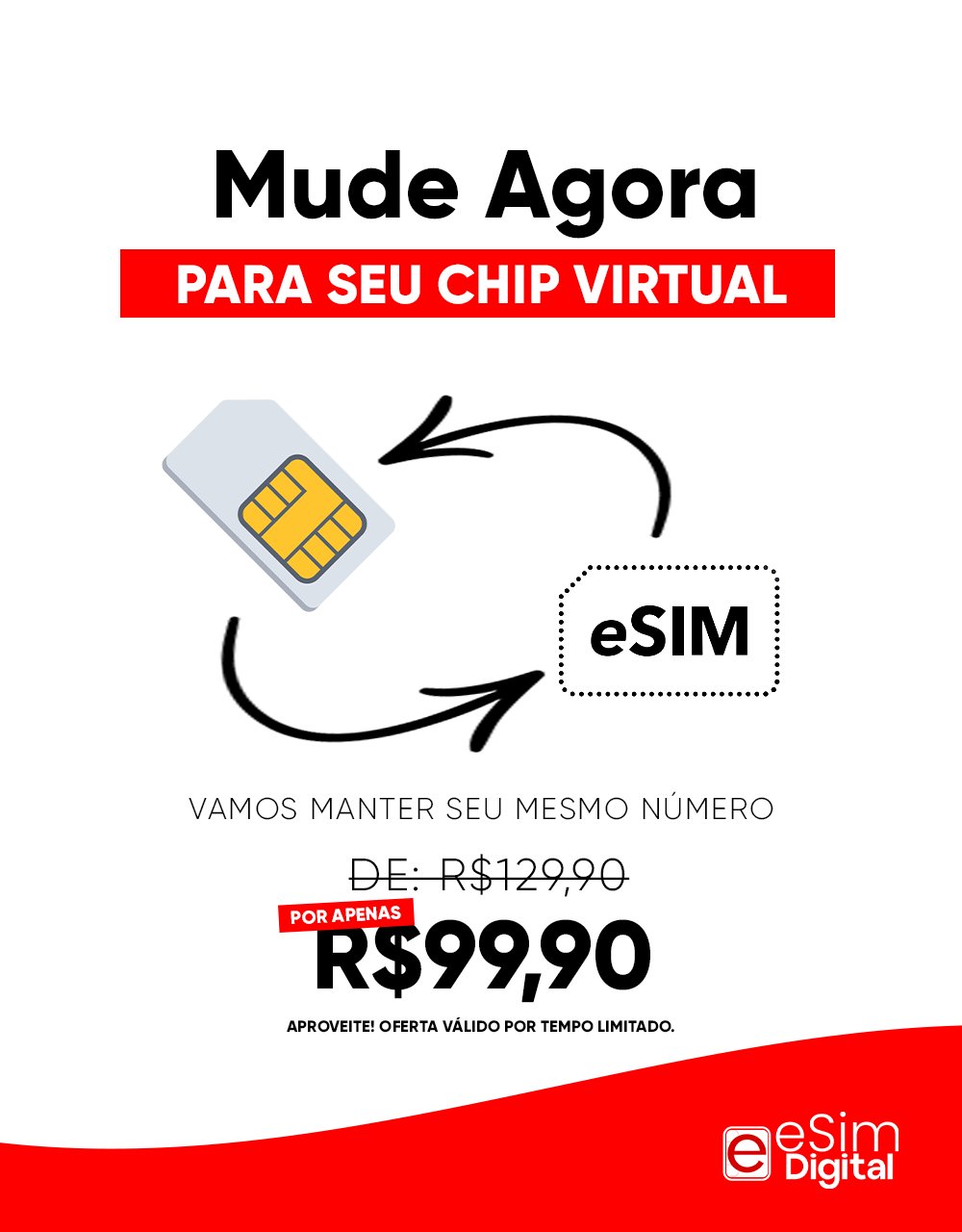 eSIM - Chip Virtual - Claro